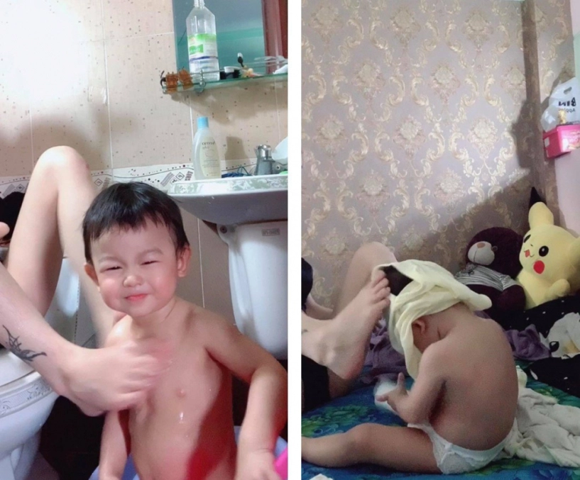 Chia tay mới biết trong bụng có đứa trẻ 9x dùng chân chăm con giờ 35000 người hâm mộ - 12