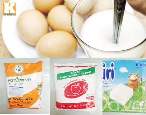 Công thức cho mẹ kem sữa trứng phô mai - 1