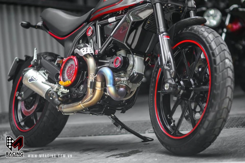 Ducati scrambler đẹp tinh tế từ nguyên liệu titanium - 4