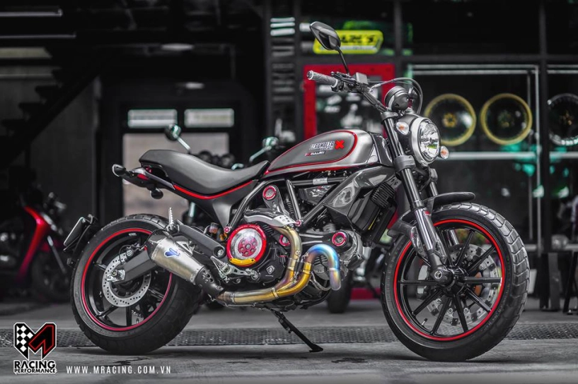 Ducati scrambler đẹp tinh tế từ nguyên liệu titanium - 5