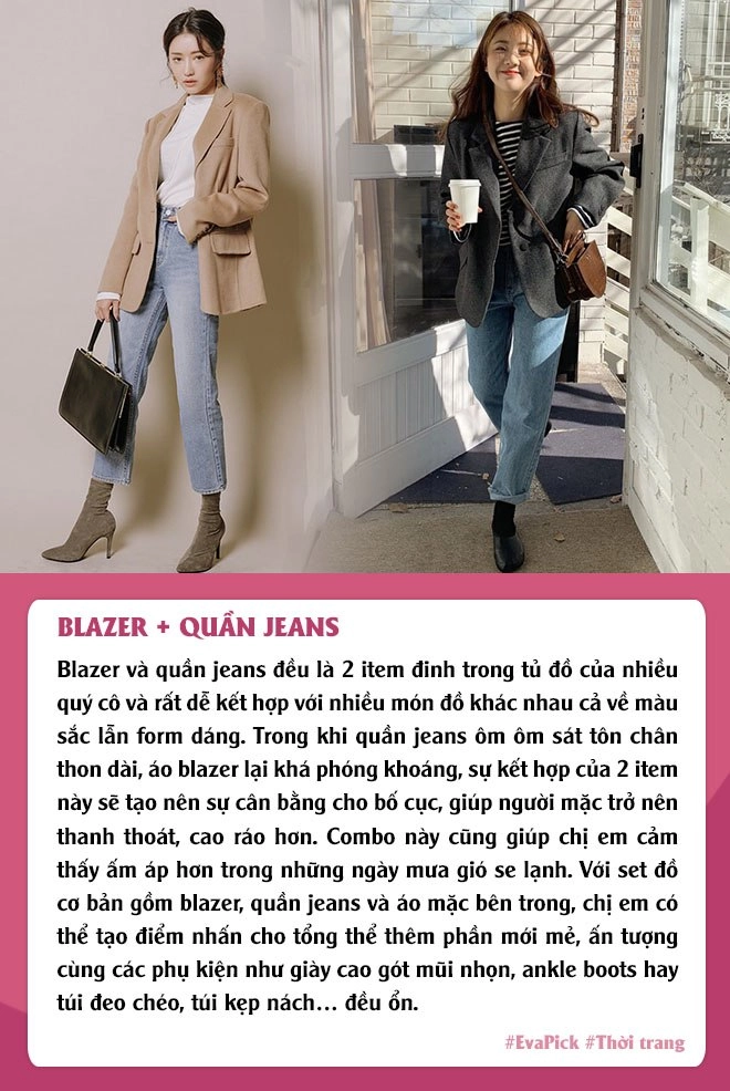 Đừng để đến thurồi mà style vẫn nhạt nàng nắm ngay7 công thức mặc đẹp với blazer là đủ - 1