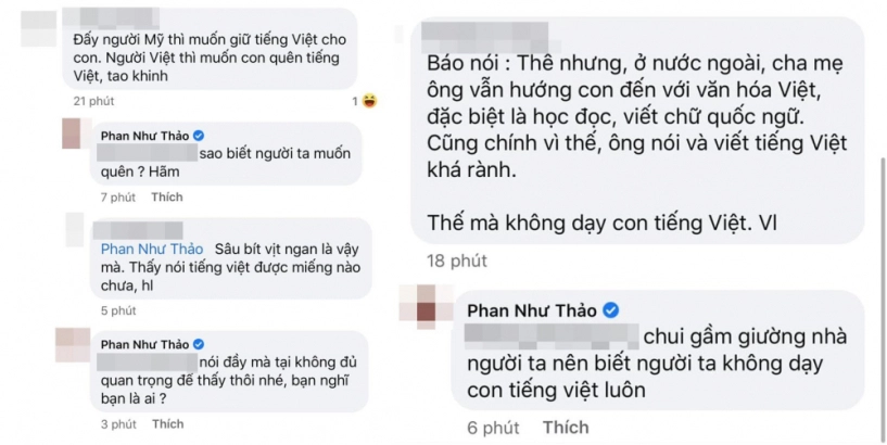 Hết ồn ào chê béo phan như thảo lại bị mắng khi khoe clip con nói tiếng anh - 2
