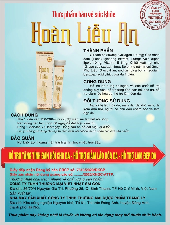 Hoàn liễu an viên sủi sáng da chống lão hóa chiết xuất từ tự nhiên - 2