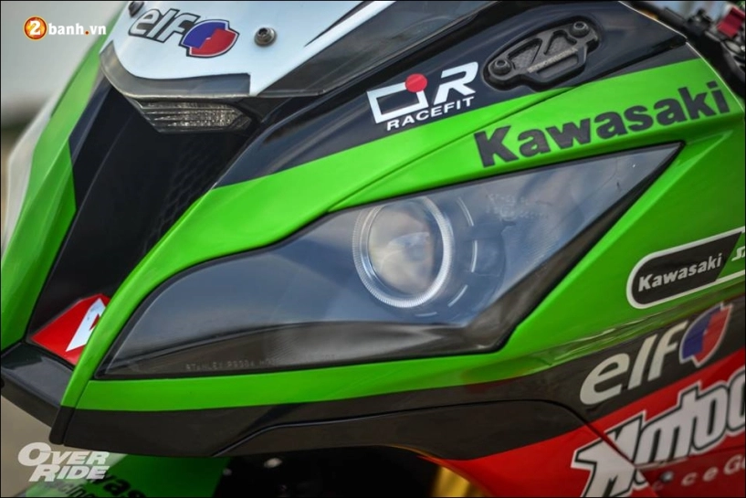 Kawasaki ninja zx-10r độ chiến thần đường đua mang tên green grasshopper - 4