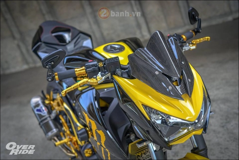 Kawasaki z300 độ nổi loạn cùng phong cách monster yellow - 3