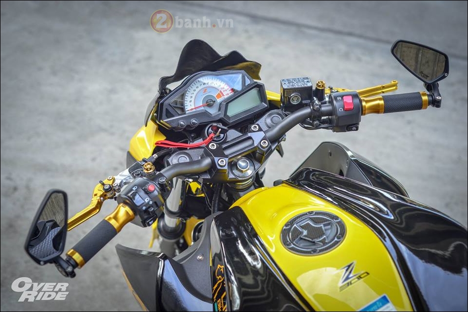 Kawasaki z300 độ nổi loạn cùng phong cách monster yellow - 4