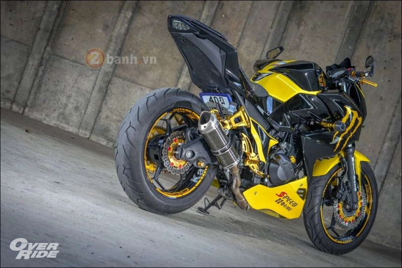 Kawasaki z300 độ nổi loạn cùng phong cách monster yellow - 13