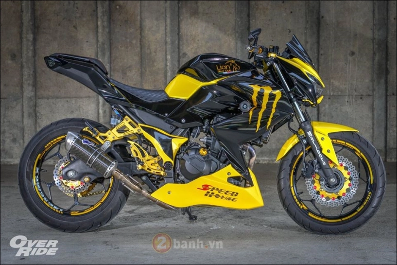 Kawasaki z300 độ nổi loạn cùng phong cách monster yellow - 15