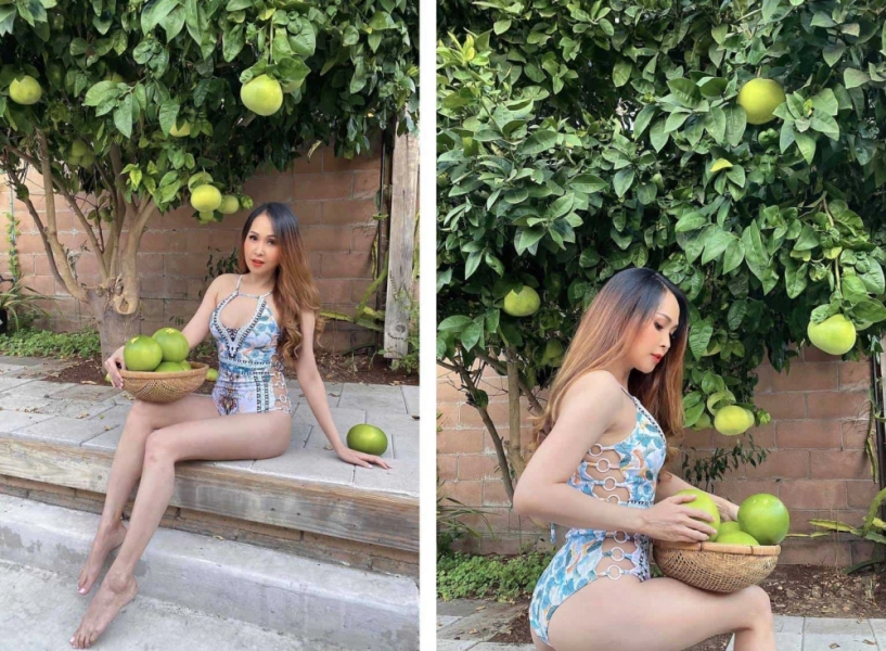 Một thời vạn người mê gái nhảy minh thư u50 ở mỹ vất vả nuôi con mặc bikini hái bưởi - 4