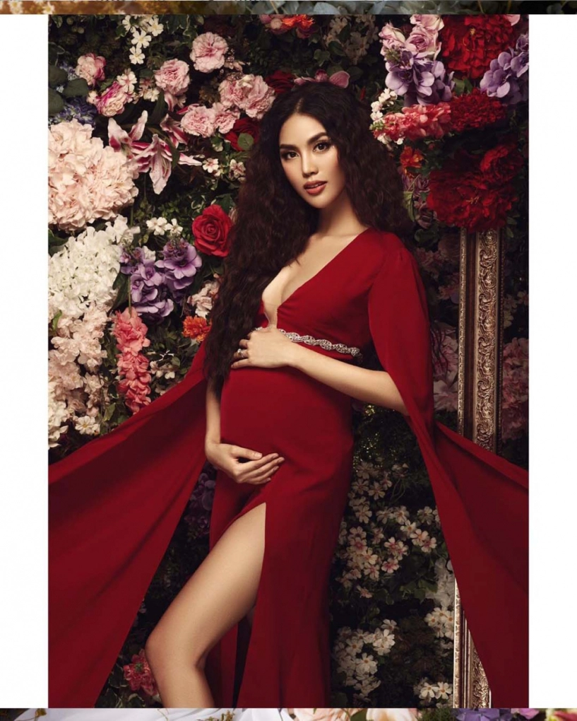 Muôn vàn cách khoe dáng kỉ niệm bầu bì của sao việt người chụp trong cát người bơi dưới nước - 14