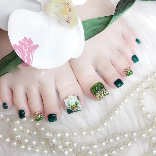 Những mẫu nail chân đẹp đơn giản nhẹ nhàng dẫn đầu xu hướng hiện nay - 7