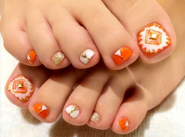 Những mẫu nail chân đẹp đơn giản nhẹ nhàng dẫn đầu xu hướng hiện nay - 17