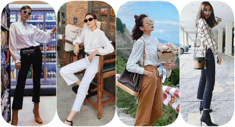 Thanh hằng diện áo blouse trong suốt bí quyết mới cho các nàng công sở là đây - 8