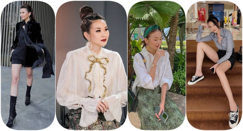 Thanh hằng diện áo blouse trong suốt bí quyết mới cho các nàng công sở là đây - 9