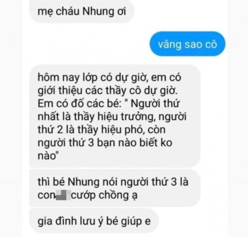Thầy hiệu trưởng đang dự giờ cô giáo đố một câu thì ngượng đỏ mặt nghe học sinh trả lời - 1