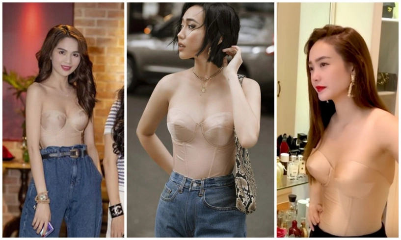 Trang phục màu nude hại đời sao việt từ streetstyle đến sân khấu mặc cũng như không - 10