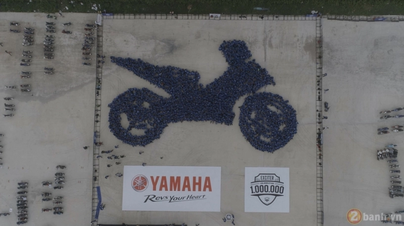 Yamaha motor việt nam xác lập 2 kỷ lục guinness thế giới trong sự kiện kỷ niệm 1000000 xe exciter - 6