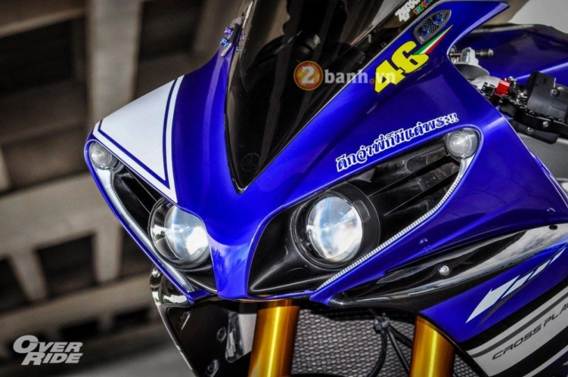 Yamaha r1 đầy ấn tượng trong bản độ blue arrow - 3