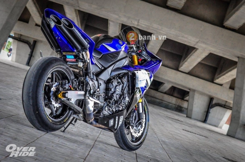 Yamaha r1 đầy ấn tượng trong bản độ blue arrow - 13