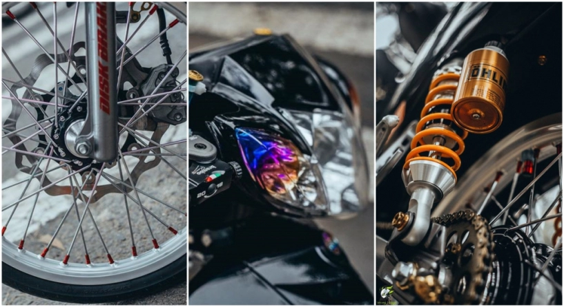 Yamaha sirius độ ấn tượng với tác phẩm tuyệt vời của biker lâm đồng - 1