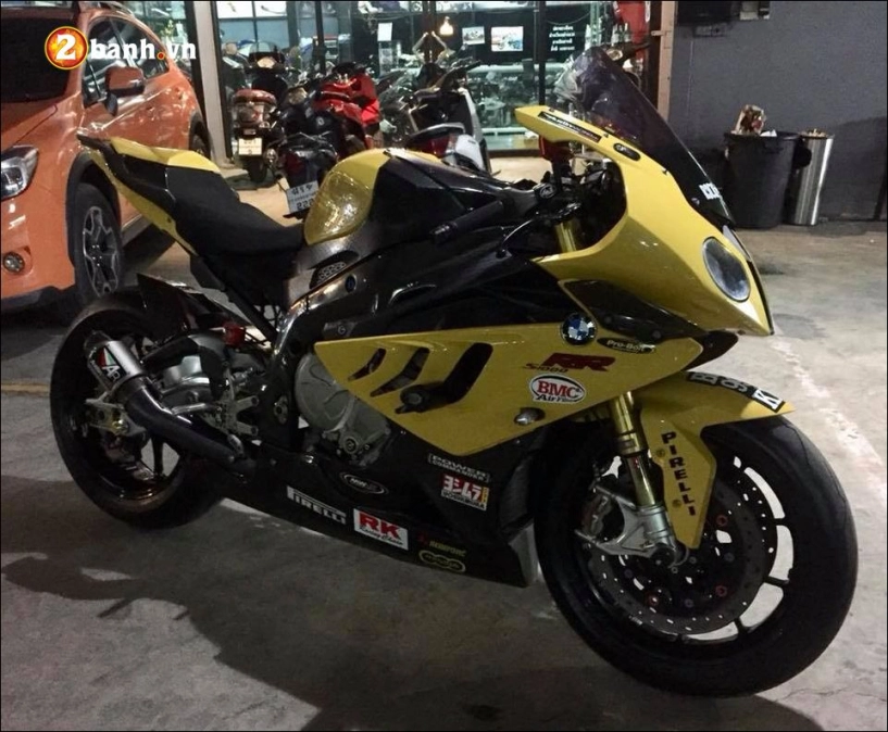 Bmw s1000rr superbike hạng sang với tông vàng đầy khiêu khích - 8