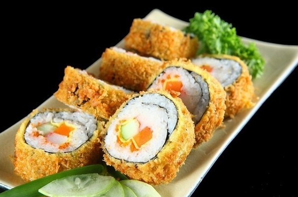 Cách làm cơm cuộn rong biển kimbap hàn quốc thơm ngon không bị khô - 8