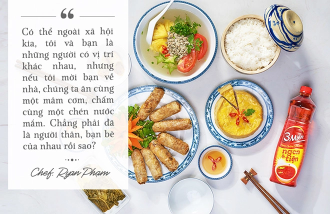 Chef ryan phạm bật mí tiêu chí chọn nước chấm trung hòa được khẩu vị 3 miền - 5