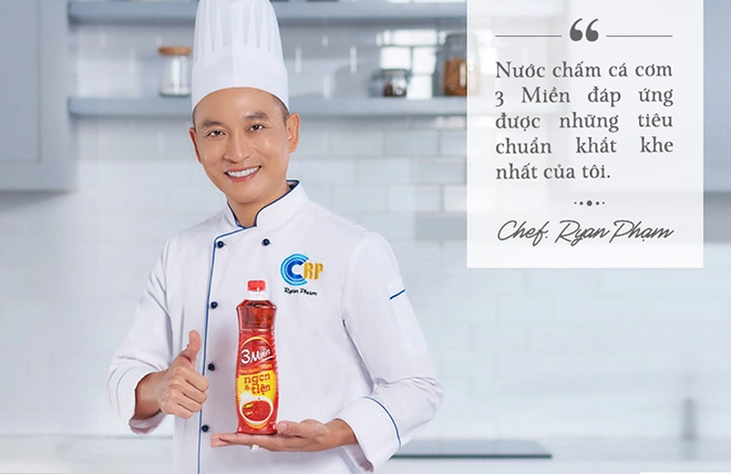 Chef ryan phạm bật mí tiêu chí chọn nước chấm trung hòa được khẩu vị 3 miền - 6