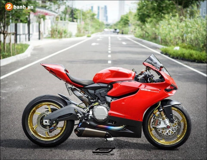 Ducati 899 panigale độ kế thừa tinh hoa từ đàn anh 1199 - 4