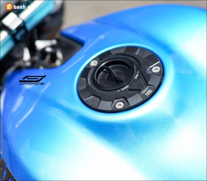 Ducati monster 821 độ nổi bật cùng xanh tươi mát atlantis blue - 3