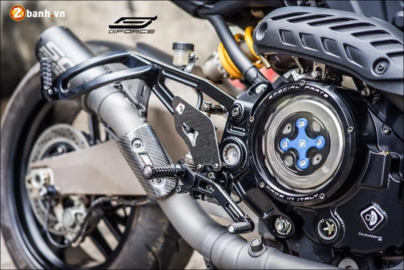 Ducati monster 821 độ nổi bật cùng xanh tươi mát atlantis blue - 8