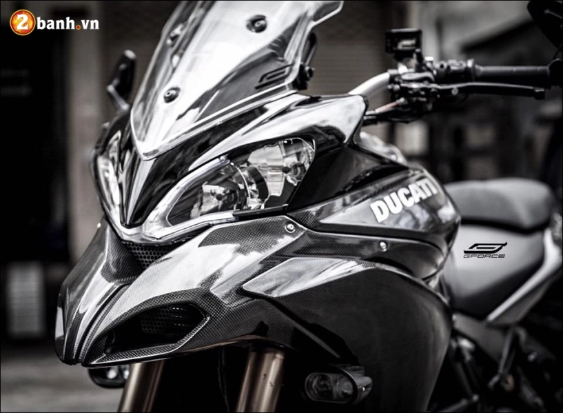 Ducati multistrada 1200 s độ hào nhoáng cùng công nghệ carbon - 1