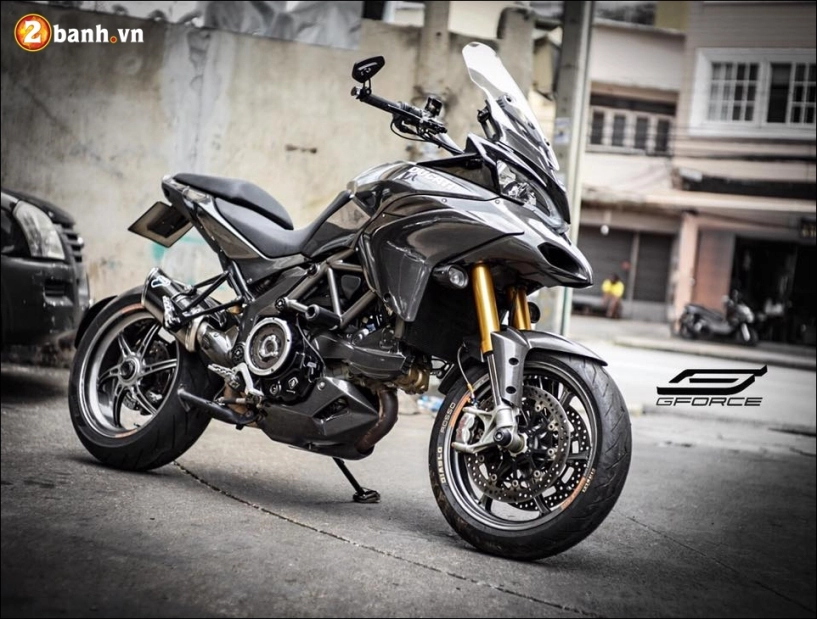 Ducati multistrada 1200 s độ hào nhoáng cùng công nghệ carbon - 2