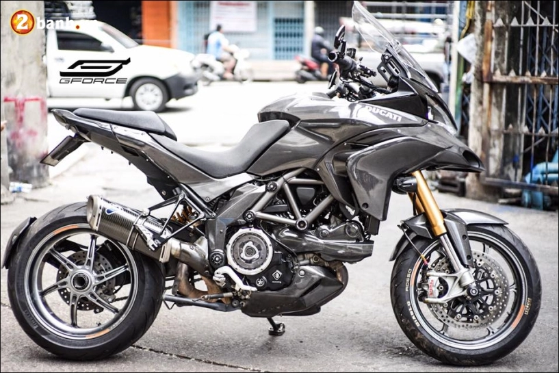 Ducati multistrada 1200 s độ hào nhoáng cùng công nghệ carbon - 3