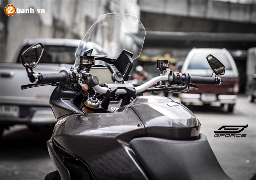 Ducati multistrada 1200 s độ hào nhoáng cùng công nghệ carbon - 5
