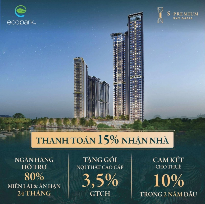 Ecopark triển khai tòa tháp căn hộ 5 sao trong lòng đô thị - 1