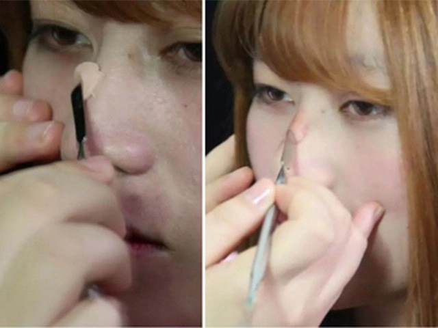 Gái xinh tiktok tay trang làm bao nguoi nga ngua đon mui got cam chi bang son phan - 14