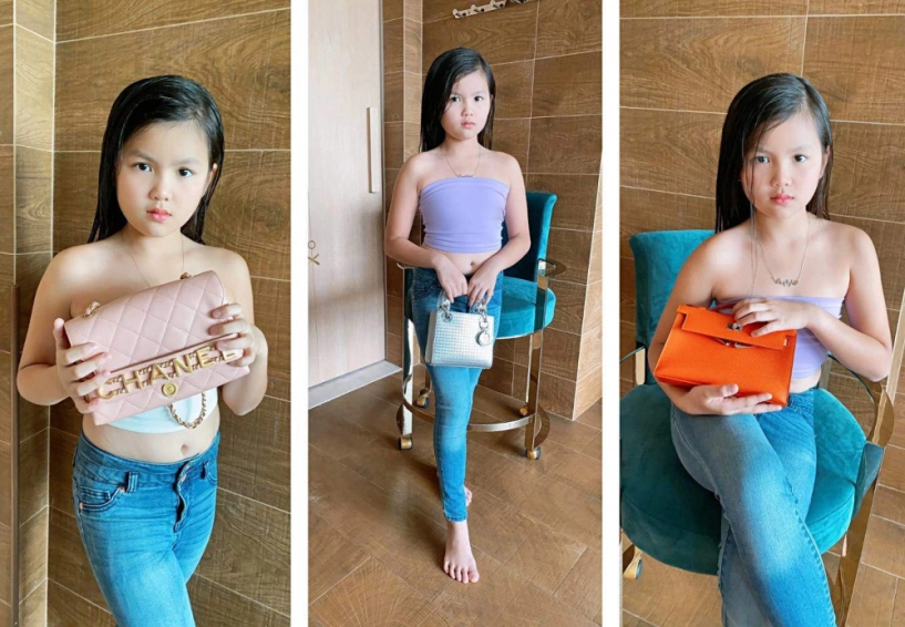 Hai chân dài 2k10 xách túi 200 triệu hoá ra cô gái vàng bố doanh nhân mẹ chủ công ty - 2