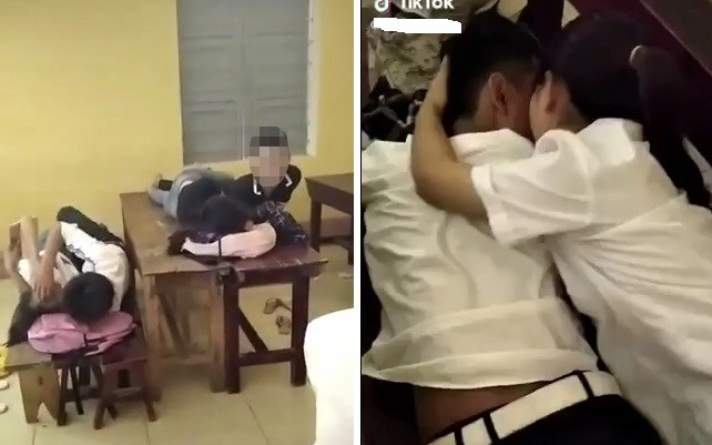 Học sinh làm chuyện táo bạo ngay giữa sân trường cô giáo ra tay xử cả anh lẫn chị - 5