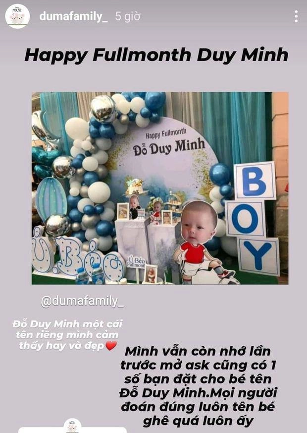 Hơn 1 tuần duy mạnh xác nhận sinh con trai cđm đã thấy ảnh đầy tháng lộ cả tên bé - 2