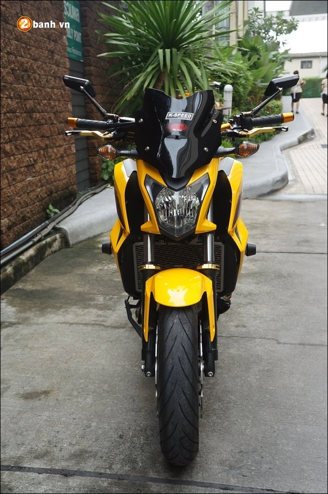 Honda cb650f độ- gao vàng hóa thân cực chất từ biker thái - 3