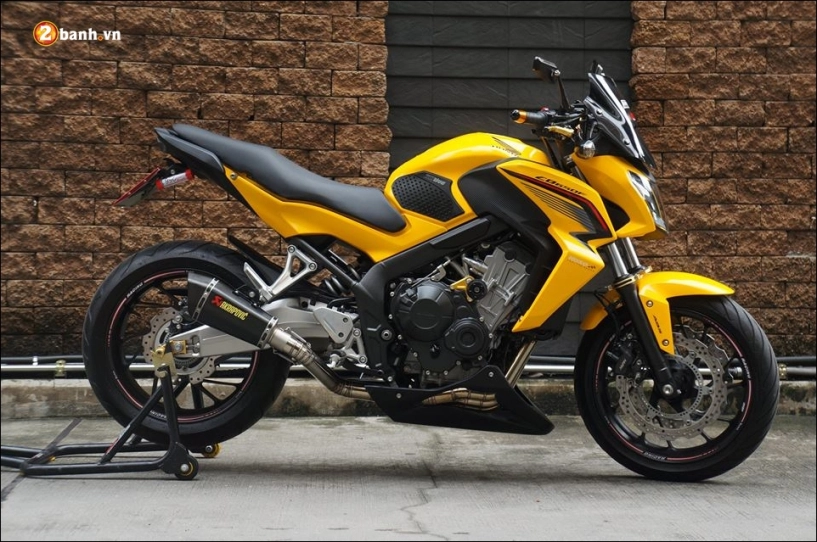 Honda cb650f độ- gao vàng hóa thân cực chất từ biker thái - 15