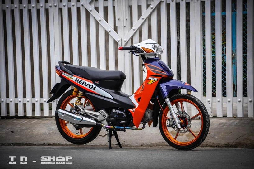 Honda wave chiến binh trỗi dậy với bộ cánh repsol - 16