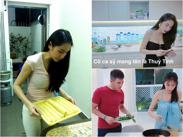 Sao vào bếp thủy tiên khoe bữa ăn chỉ 10k công vinh và con gái phản ứng bất ngờ - 17