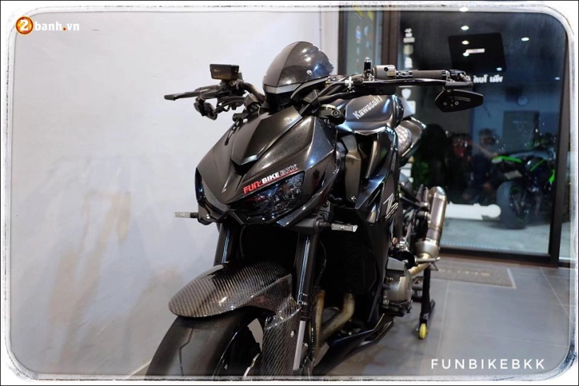 Kawasaki z1000 độ nakedbike thần thánh đen không tỳ vết - 3