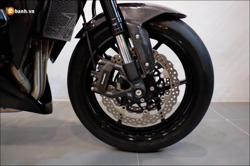 Kawasaki z1000 độ nakedbike thần thánh đen không tỳ vết - 9