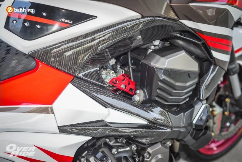 Kawasaki z800 độ tê giác biến thể nổi bật racing red - 14