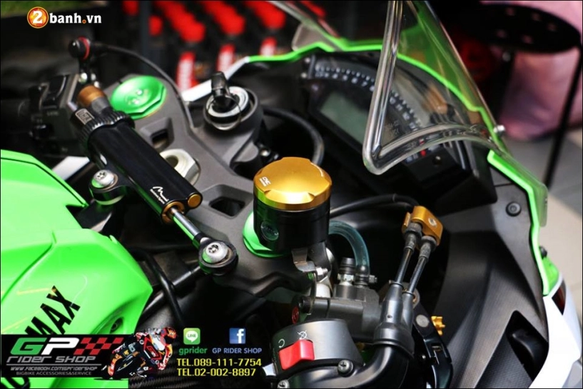 Kawasaki zx-10r độ- superbike hàng đầu trong cuộc chạy đua tốc độ - 3