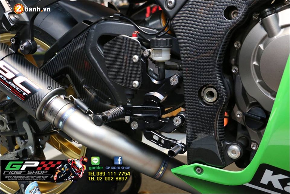 Kawasaki zx-10r độ- superbike hàng đầu trong cuộc chạy đua tốc độ - 11
