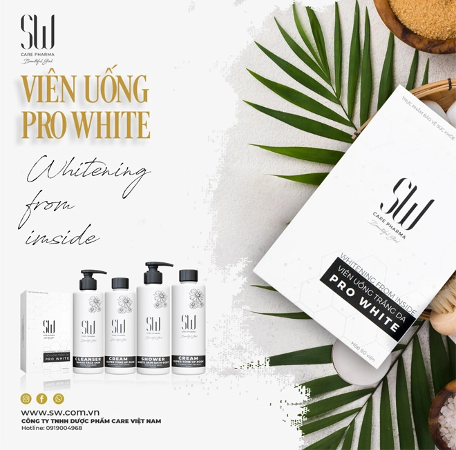 Khám phá bí mật tam giác vàng trong viên uống trắng da sw pro white - 1